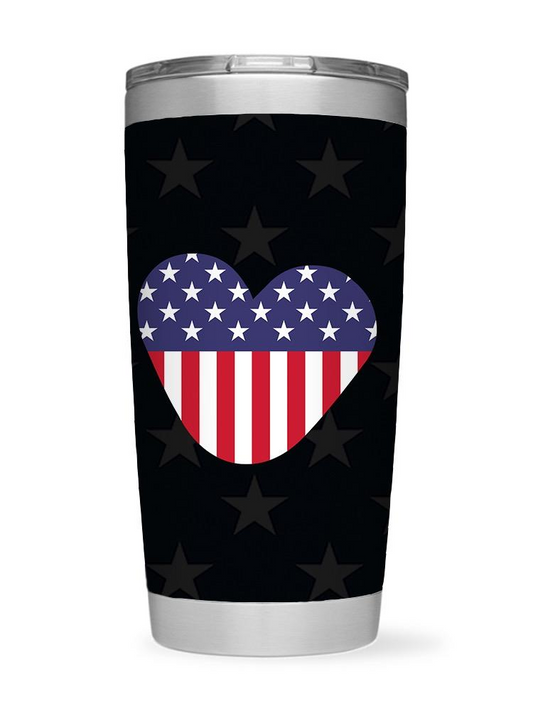 American Love Flag Tumbler -Image by Shutterstock