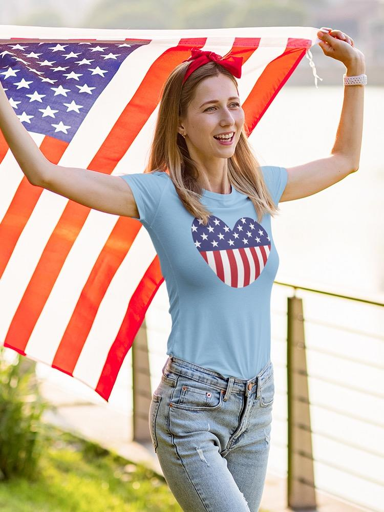 American Love Flag T-shirt -Image by Shutterstock