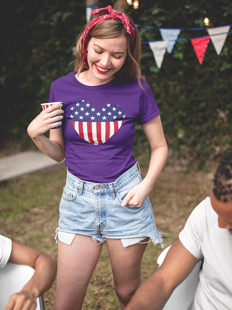 American Love Flag T-shirt -Image by Shutterstock