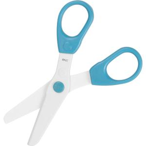 Westcott Super Safety Child Scissors - 5" Overall Length - Left/Right - Metal - Blunted Tip - Purple - 12 / Box