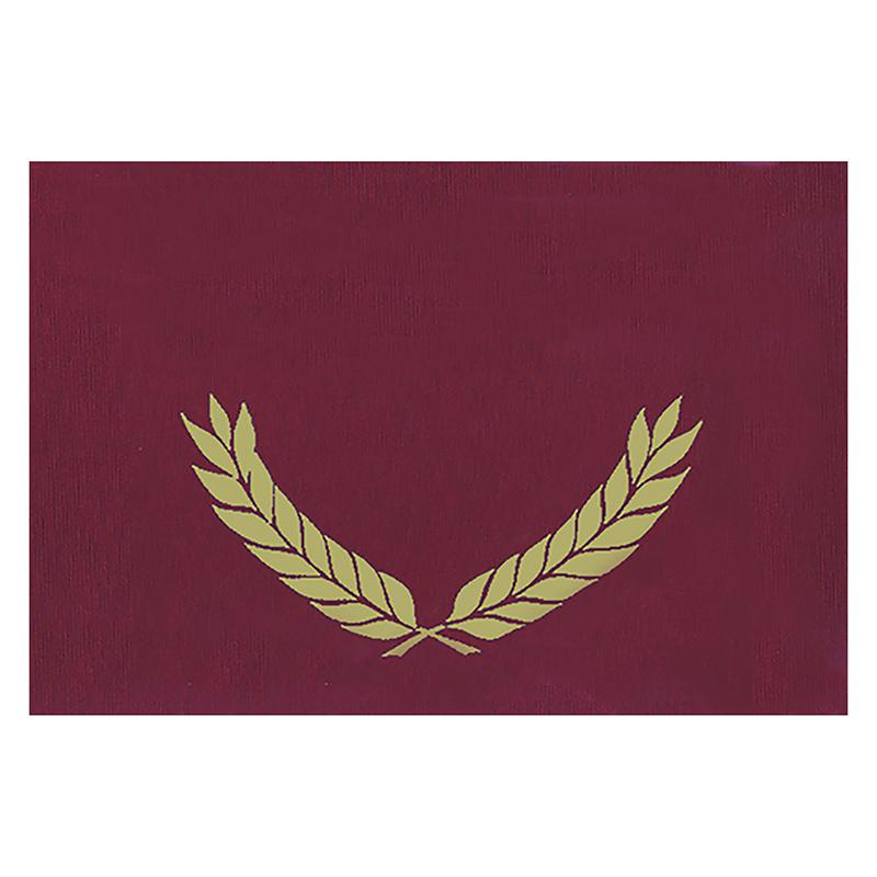 EMBOSSED CERTIFICATE FOLDERS MAROON