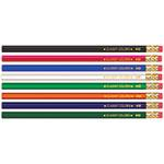 MUSGRAVE NO 2 GROSS WOOD CASE 144CT HEX PENCILS ASSORTED COLORS