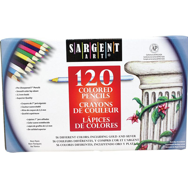 SARGENT ART COLORED PENCILS 120CT