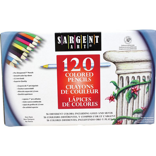 SARGENT ART COLORED PENCILS 120CT