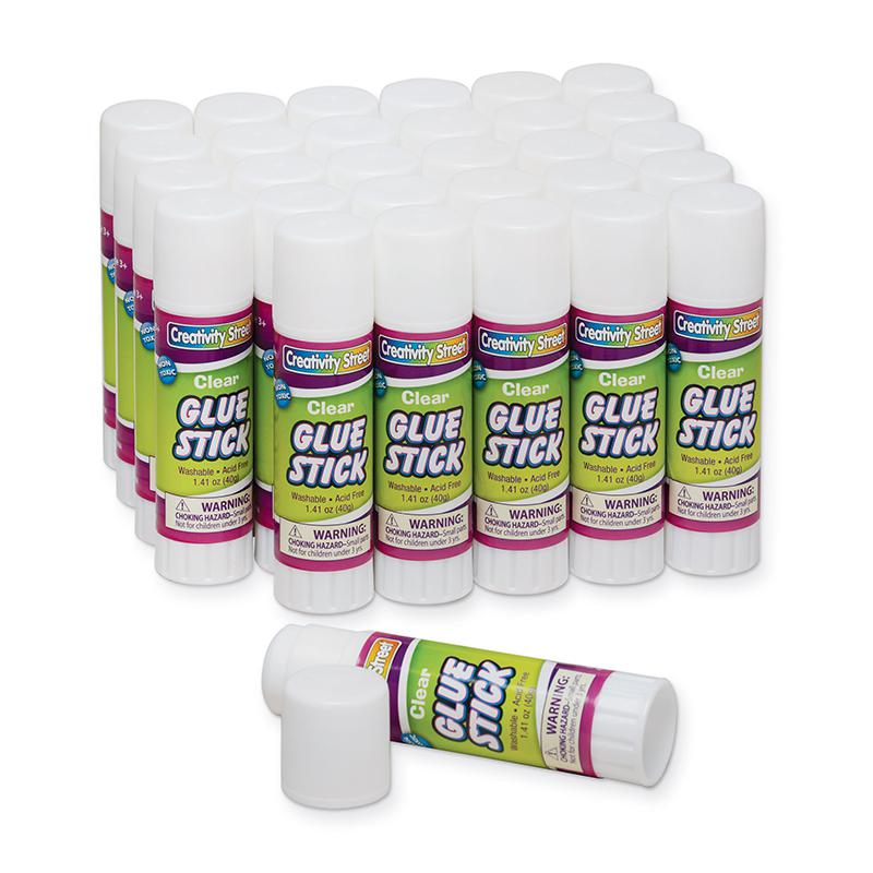 GLUE STICKS 30 CLEAR 1.41 OZ