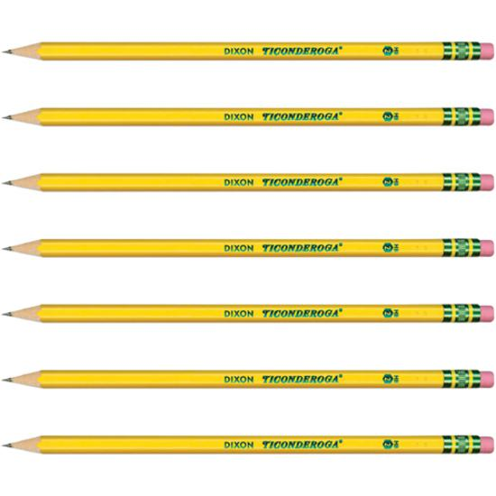 Ticonderoga Presharpened No. 2 Pencils - #2 Lead - Yellow Cedar Barrel - 30 / Box