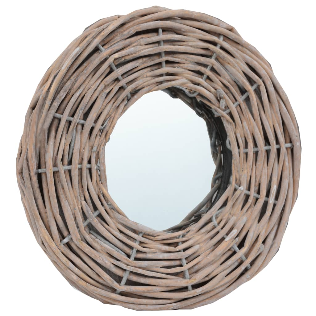 vidaXL Mirrors 3 pcs 5.9" Wicker