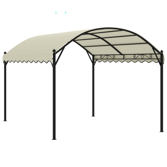 vidaXL Gazebo Fabric Cream