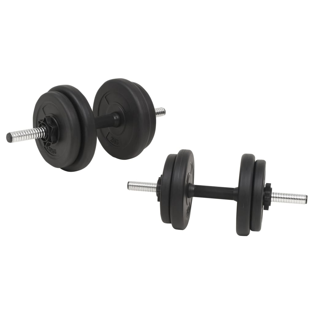 vidaXL Barbell and Dumbbell Set 132.3 lb