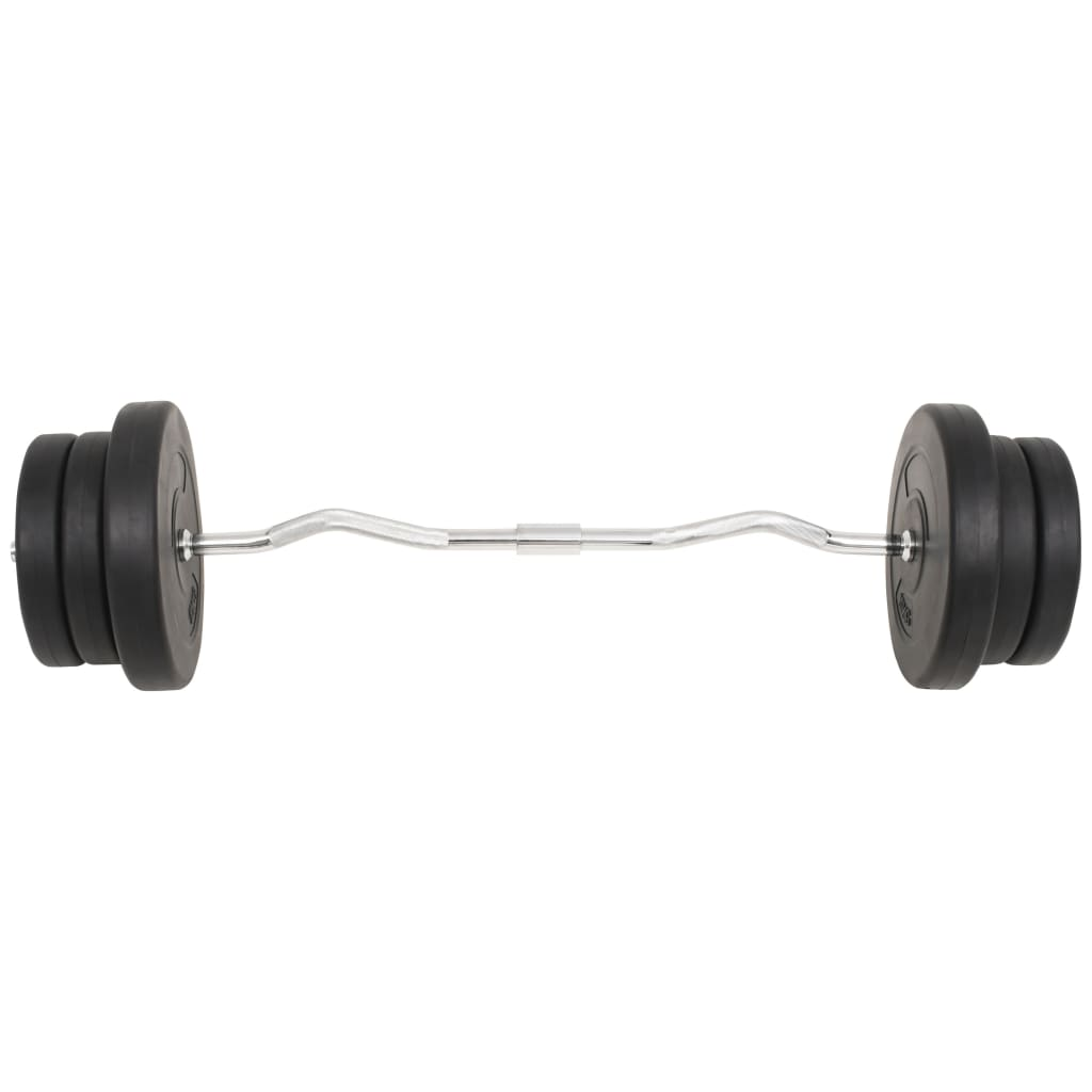 vidaXL Barbell and Dumbbell Set 132.3 lb