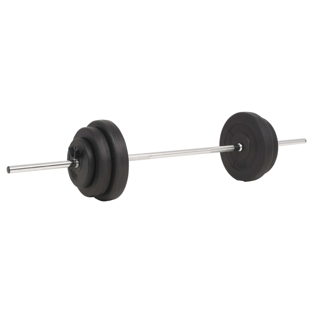 vidaXL Barbell Set 66.1 lb