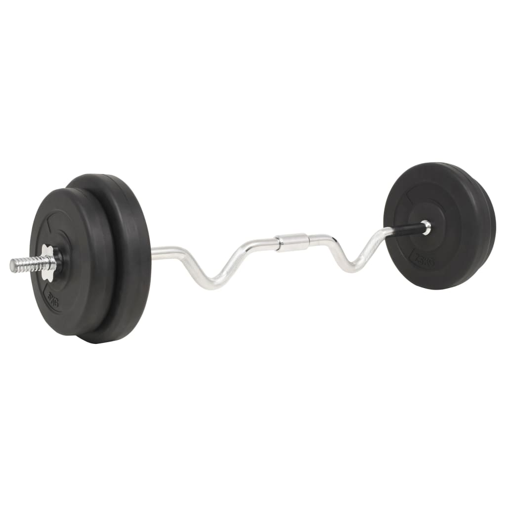 vidaXL Barbell Set 66.1 lb