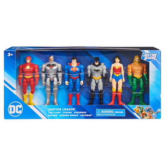 DC Justice League 6-Pack 4-inch Action Figures