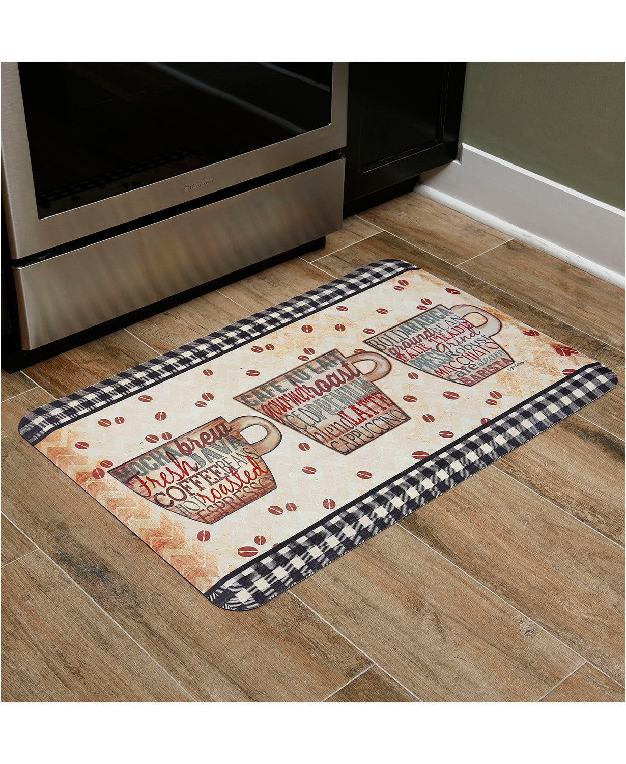 Coffee Words Antifatigue Kitchen Mats (COFFEE WORDS)