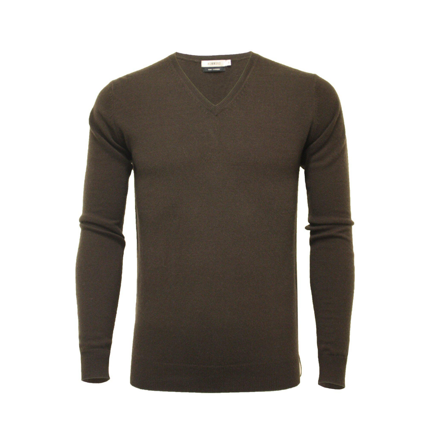 Cashmere V Neck Sweater Silver Grey