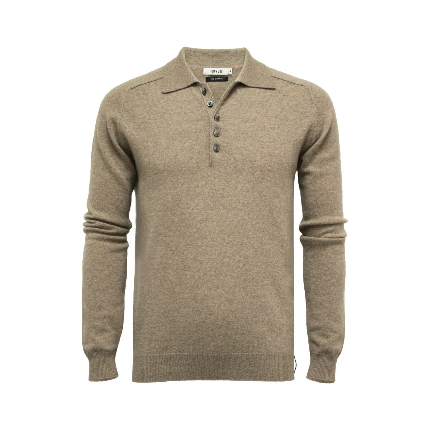 Cashmere Polo Neck Sweater Porter Camel