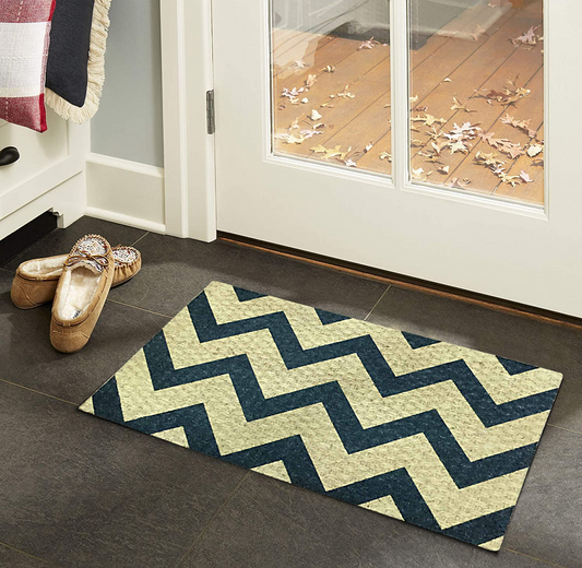 Zig Zag Outdoor Coir Doormat 18" x 30"