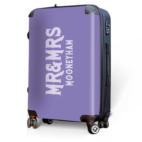 Mr & Mrs Name Luggage