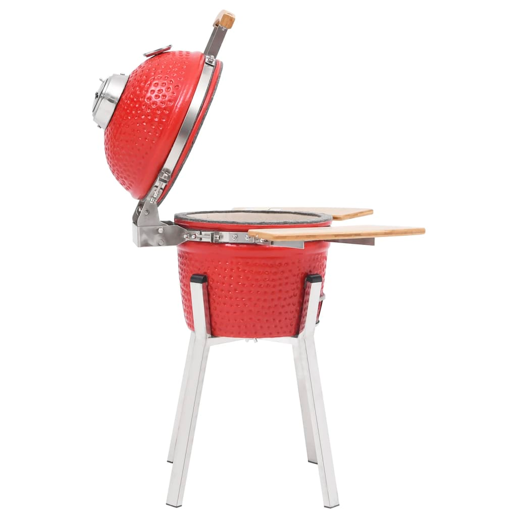 vidaXL Kamado Barbecue Grill Smoker Ceramic 29.9"