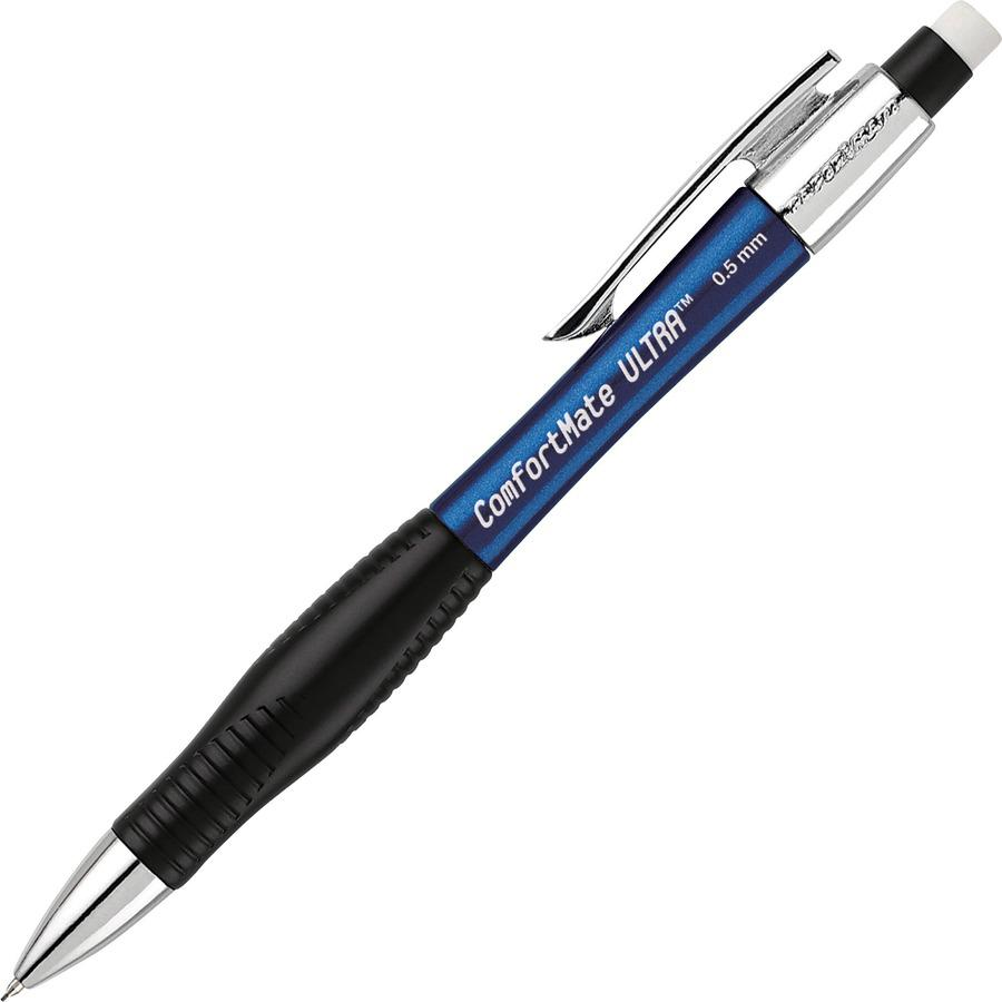 Paper Mate Comfortable Ultra Mechanical Pencils - #2 Lead - 0.5 mm Lead Diameter - Assorted Barrel - 12 / Dozen