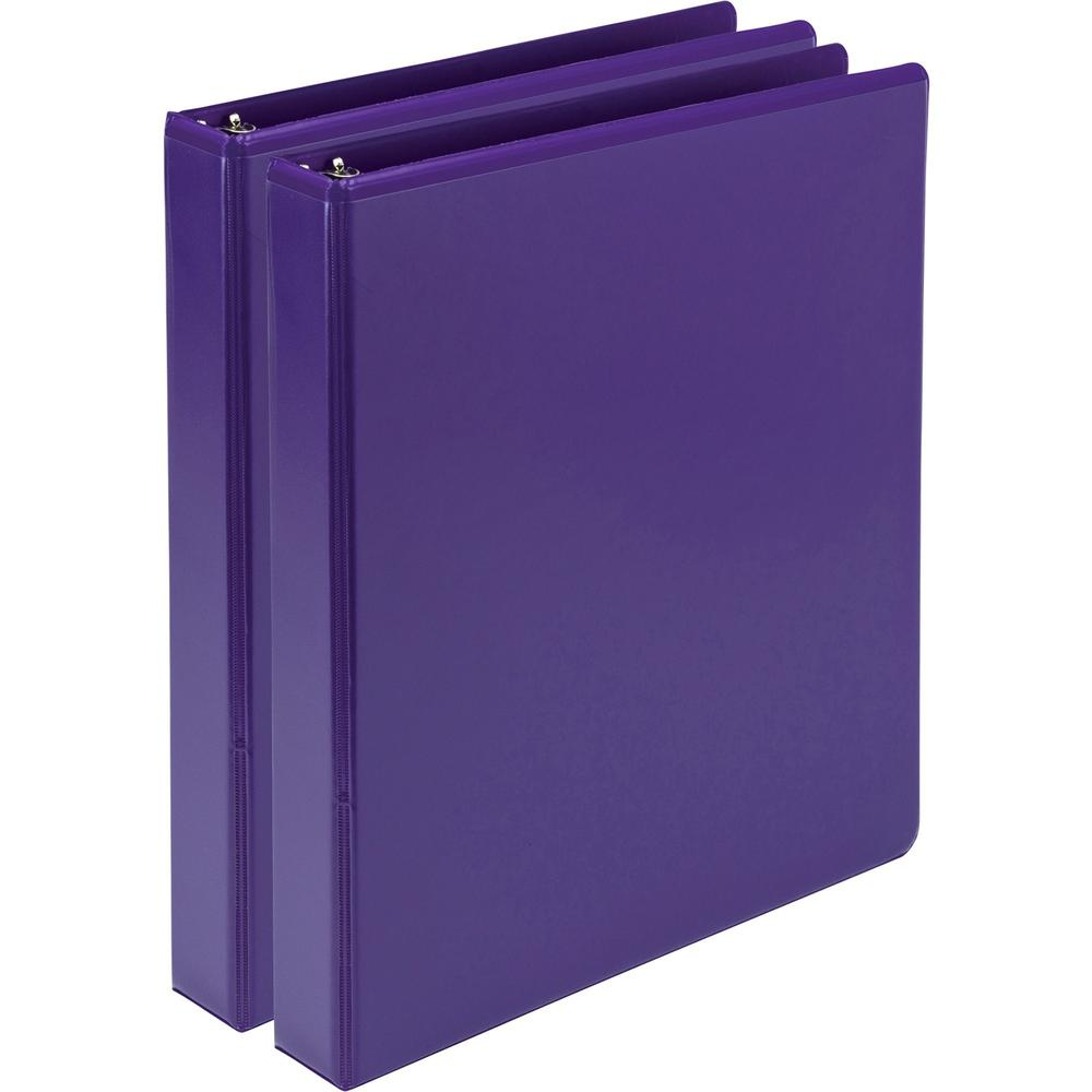 Samsill Earth's Choice Plant-based View Binders - 1" Binder Capacity - Letter - 8 1/2" x 11" Sheet Size - 200 Sheet Capacity - 3 x Round Ring Fastener(s) - 2 Internal Pocket(s) - Chipboard, Plastic, P