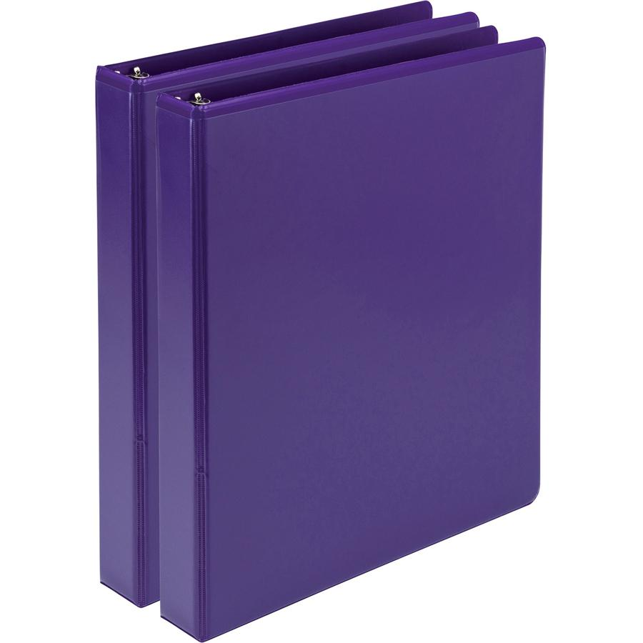 Samsill Earth's Choice Plant-based View Binders - 1" Binder Capacity - Letter - 8 1/2" x 11" Sheet Size - 200 Sheet Capacity - 3 x Round Ring Fastener(s) - 2 Internal Pocket(s) - Chipboard, Plastic, P