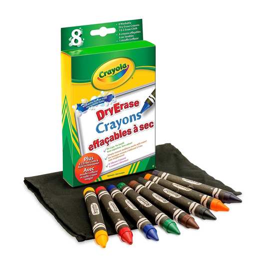 Crayola Dry Erase Crayons - 8 Count