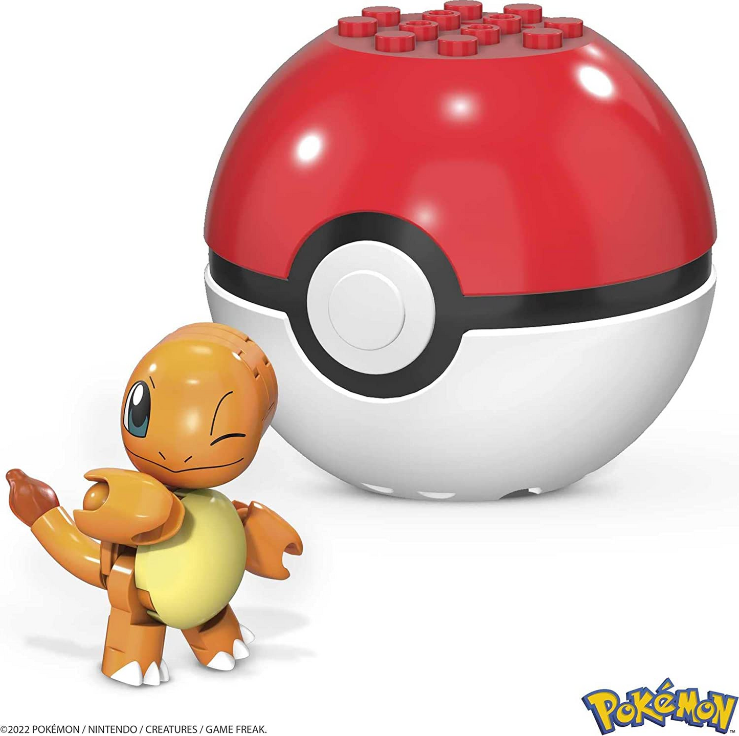 Mega Construx Pokemon Charmander Construction Set, Building Toys for Kids