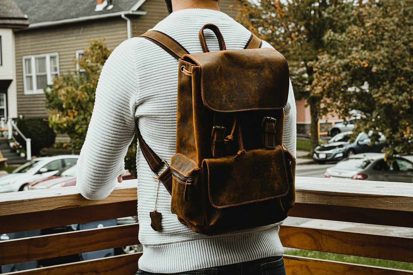 The Hagen Backpack | Vintage Leather Backpack