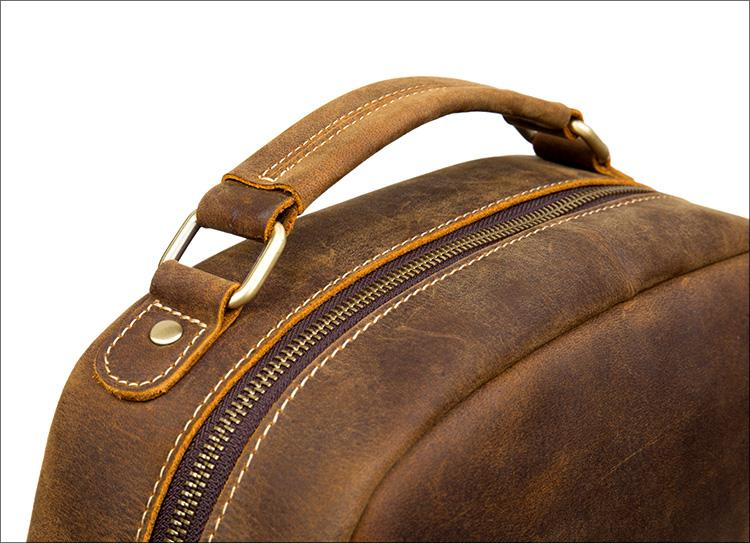 The Langley Backpack | Genuine Vintage Leather Backpack