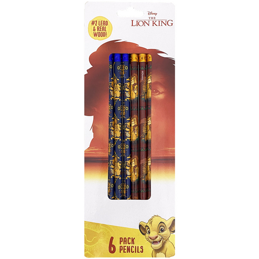 Disney The Lion King 6-Pack Pencils