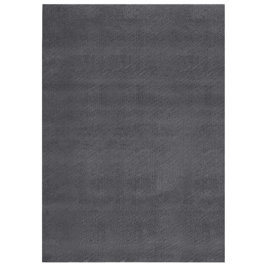 vidaXL Shaggy Rug Anthracite 7'x9' Polyester