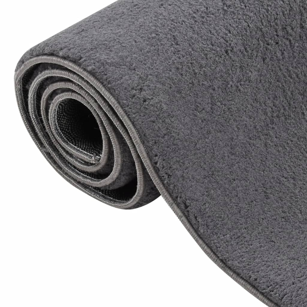 vidaXL Shaggy Rug Anthracite 4'x6' Polyester