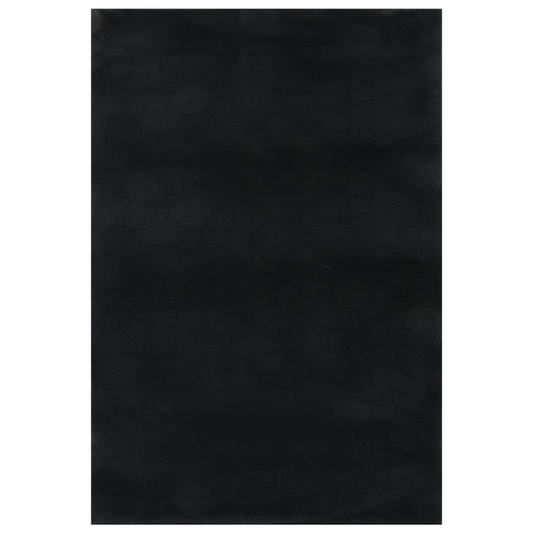 vidaXL Shaggy Rug Black 8'x10' Polyester