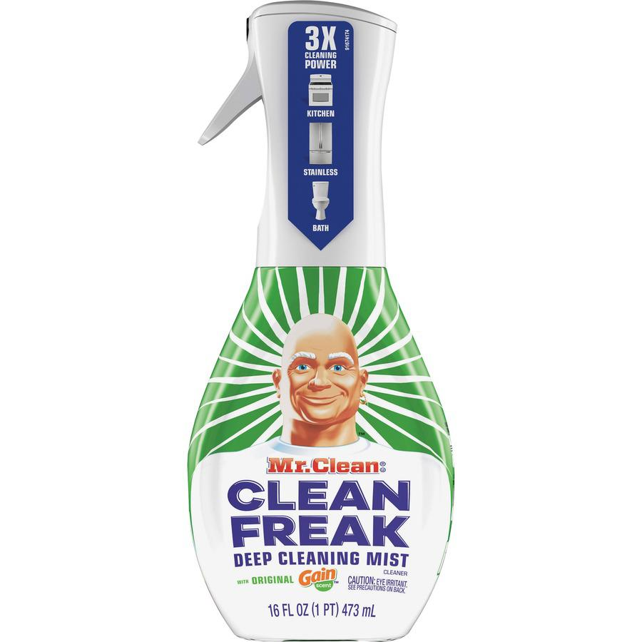 Mr. Clean Deep Cleaning Mist - Spray - 16 fl oz (0.5 quart) - Gain Scent - 6 / Carton - Multi