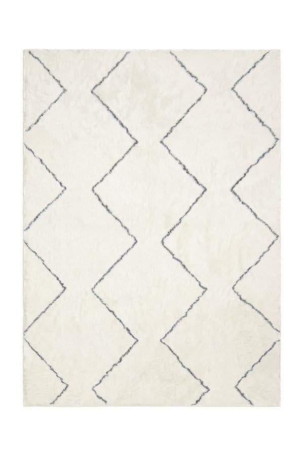 Moroccan Zigzag Plush Rug