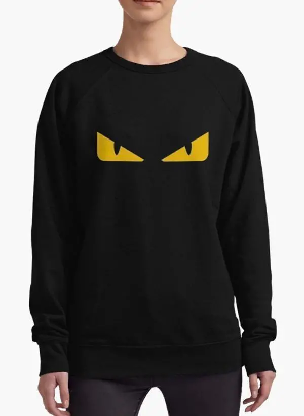 Fendi monster eye Black WOMEN SWEAT SHIRT