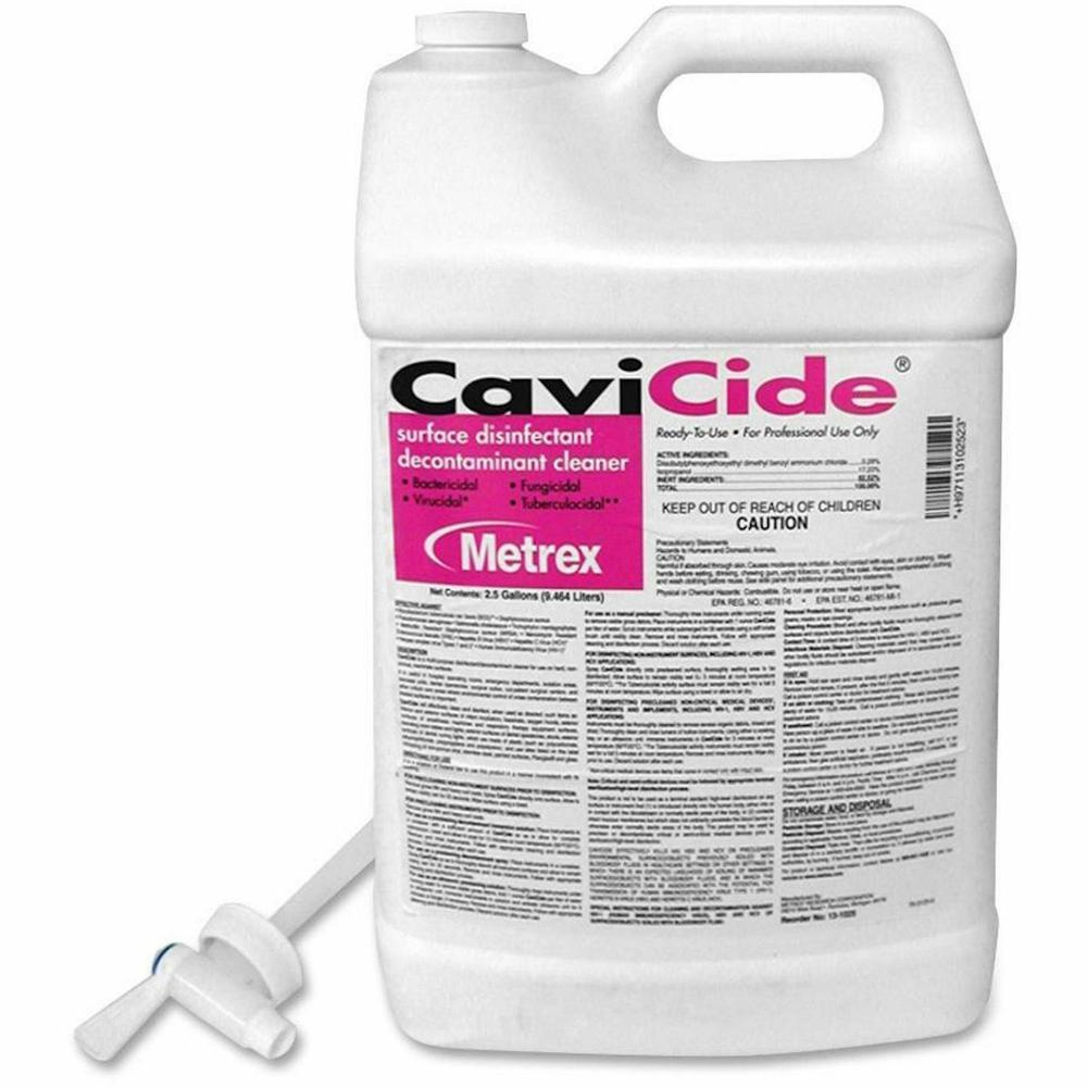 Cavicide Surface Disinfectant Decontaminant Cleaner - Liquid - 320 fl oz (10 quart) - 1 Each