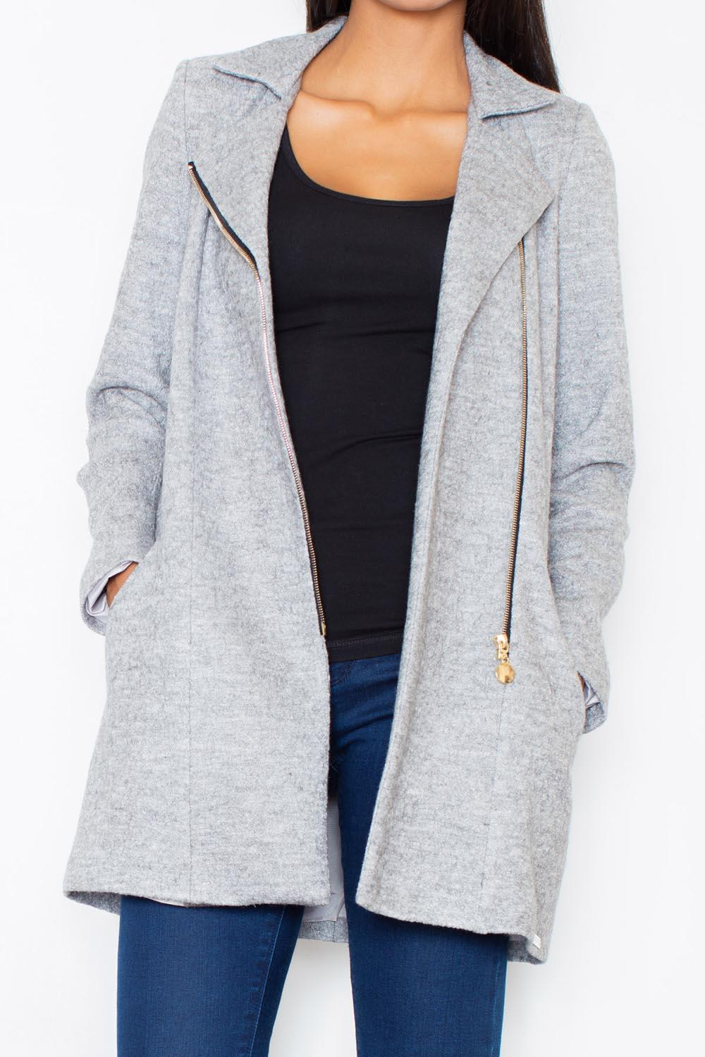 Grey Figl Jackets & Coats