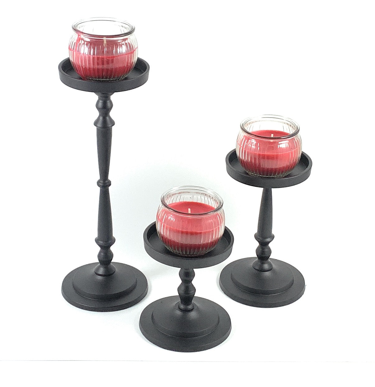 Vibhsa Pillar Candle Holder Sets of 3