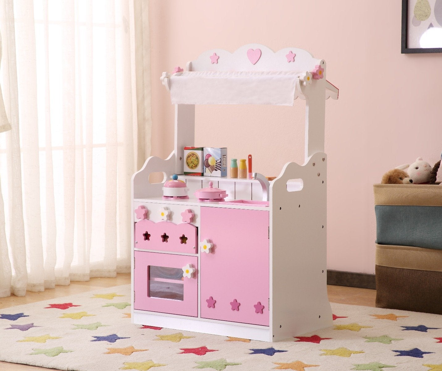 Kids Play Kitchen - Children's Kitchen Play Set - Cooking Toys