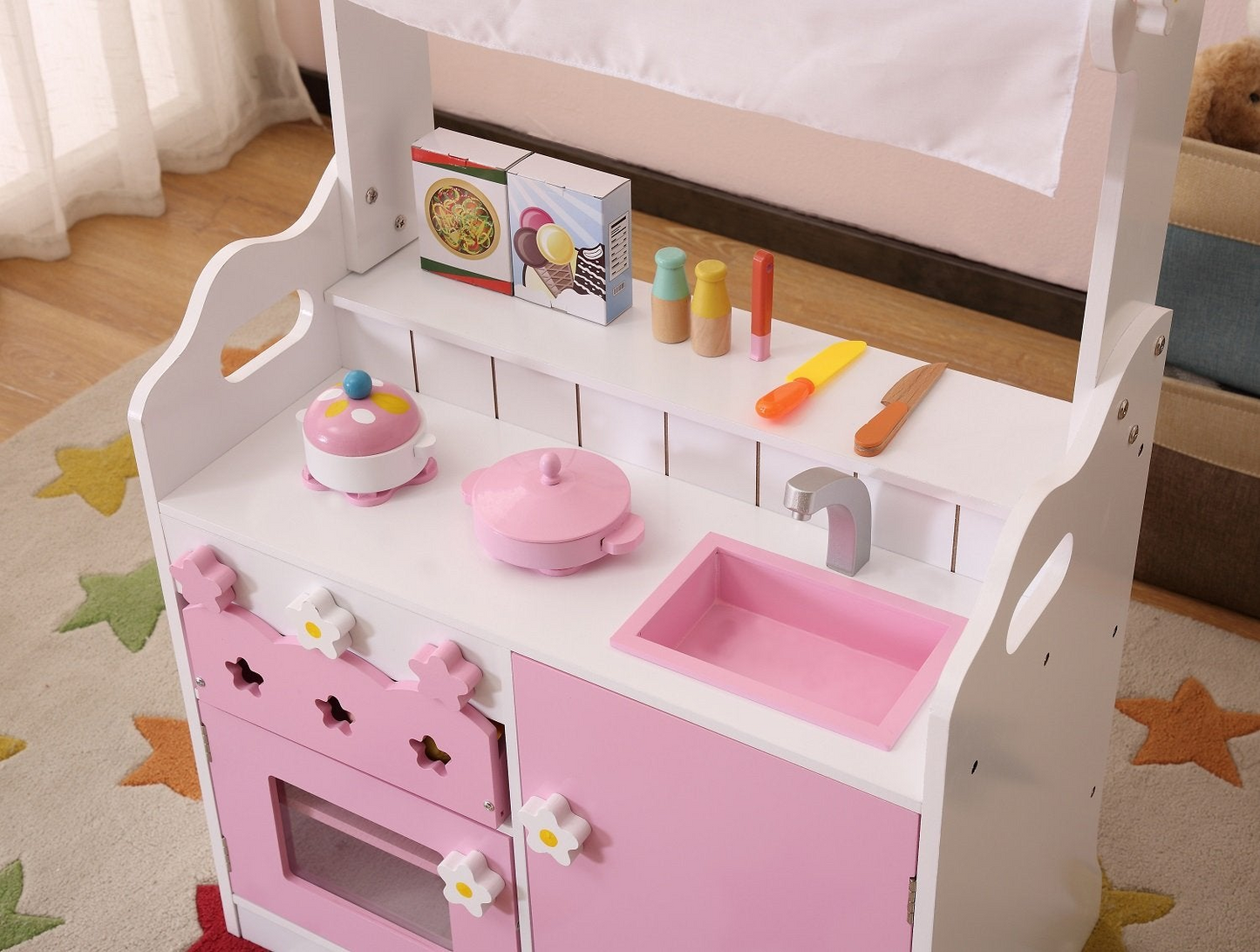 Kids Play Kitchen - Children's Kitchen Play Set - Cooking Toys