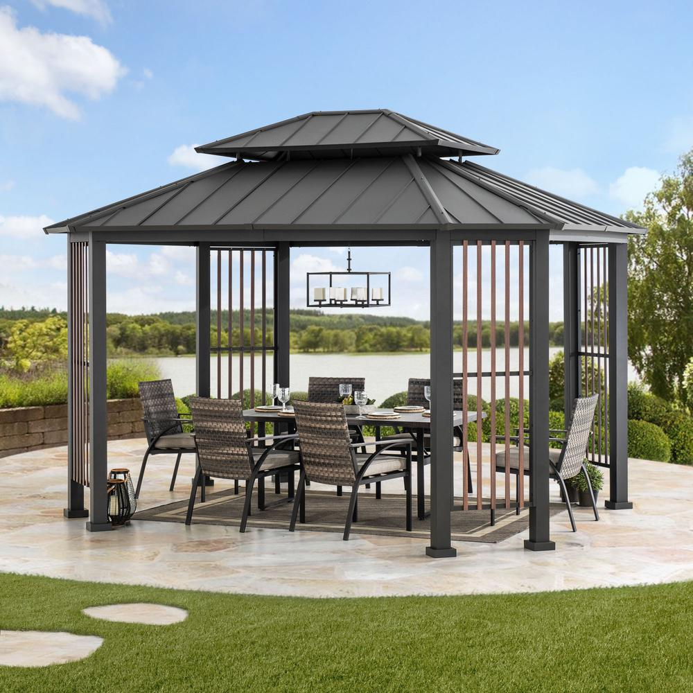 Sunjoy SummerCove Rockwood Hardtop Gazebo