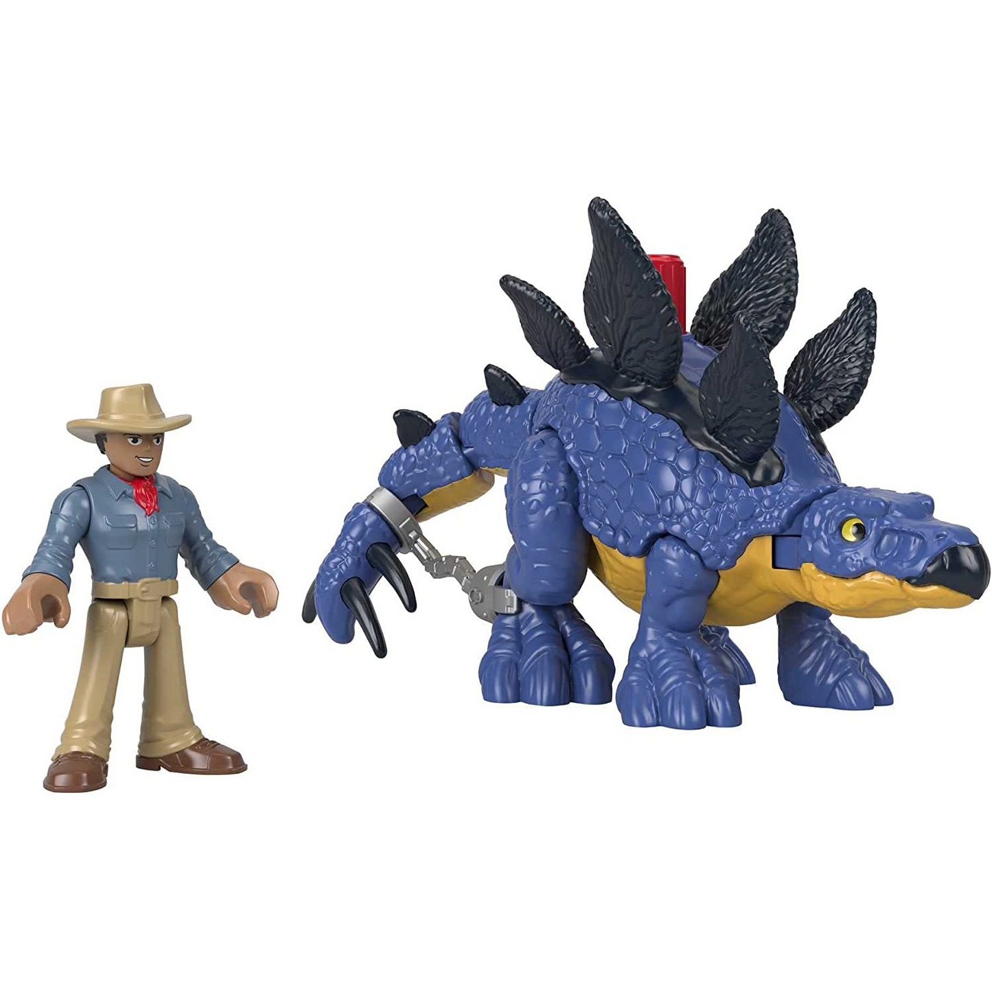 Fisher-Price Imaginext Jurassic World Dominion Stegosaurus & Dr. Alan Grant Figure