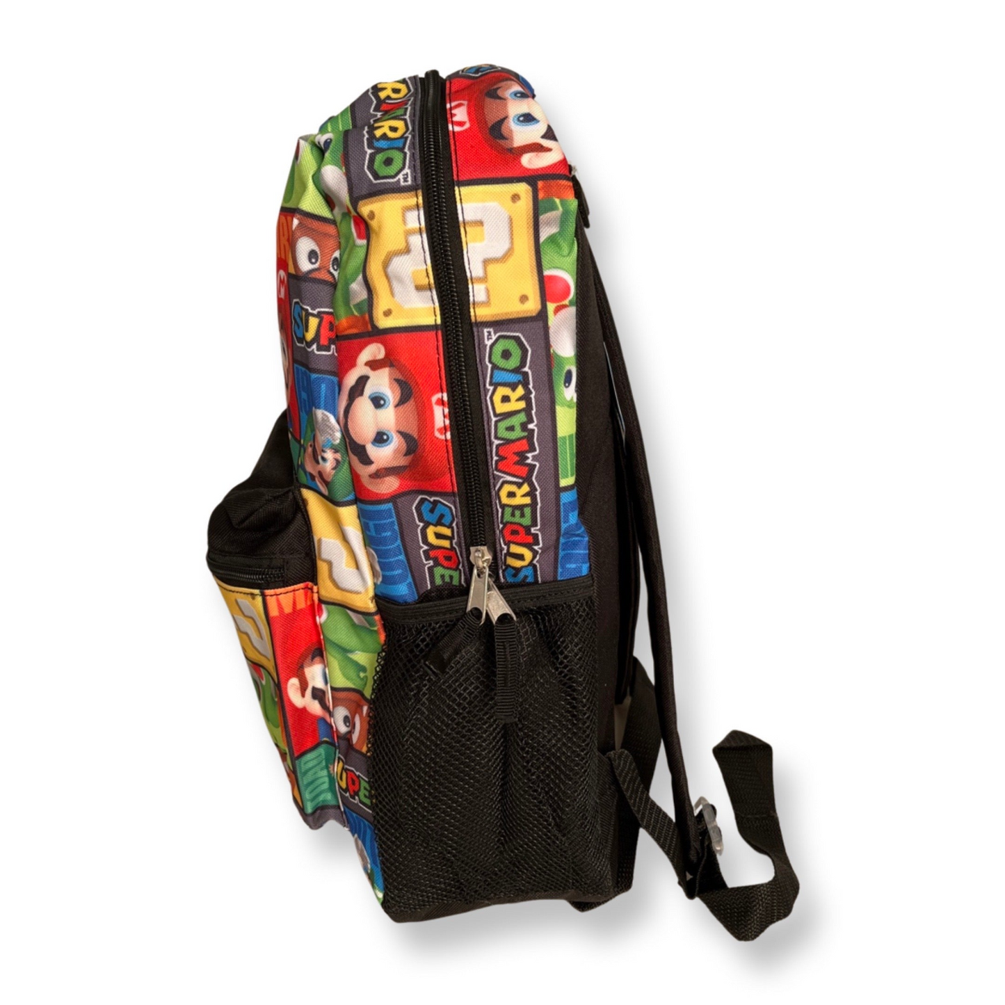 Super Mario All Over Print 16 Inch Backpack