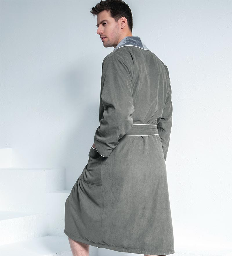 Men's Luxury Microfiber Spa Robe