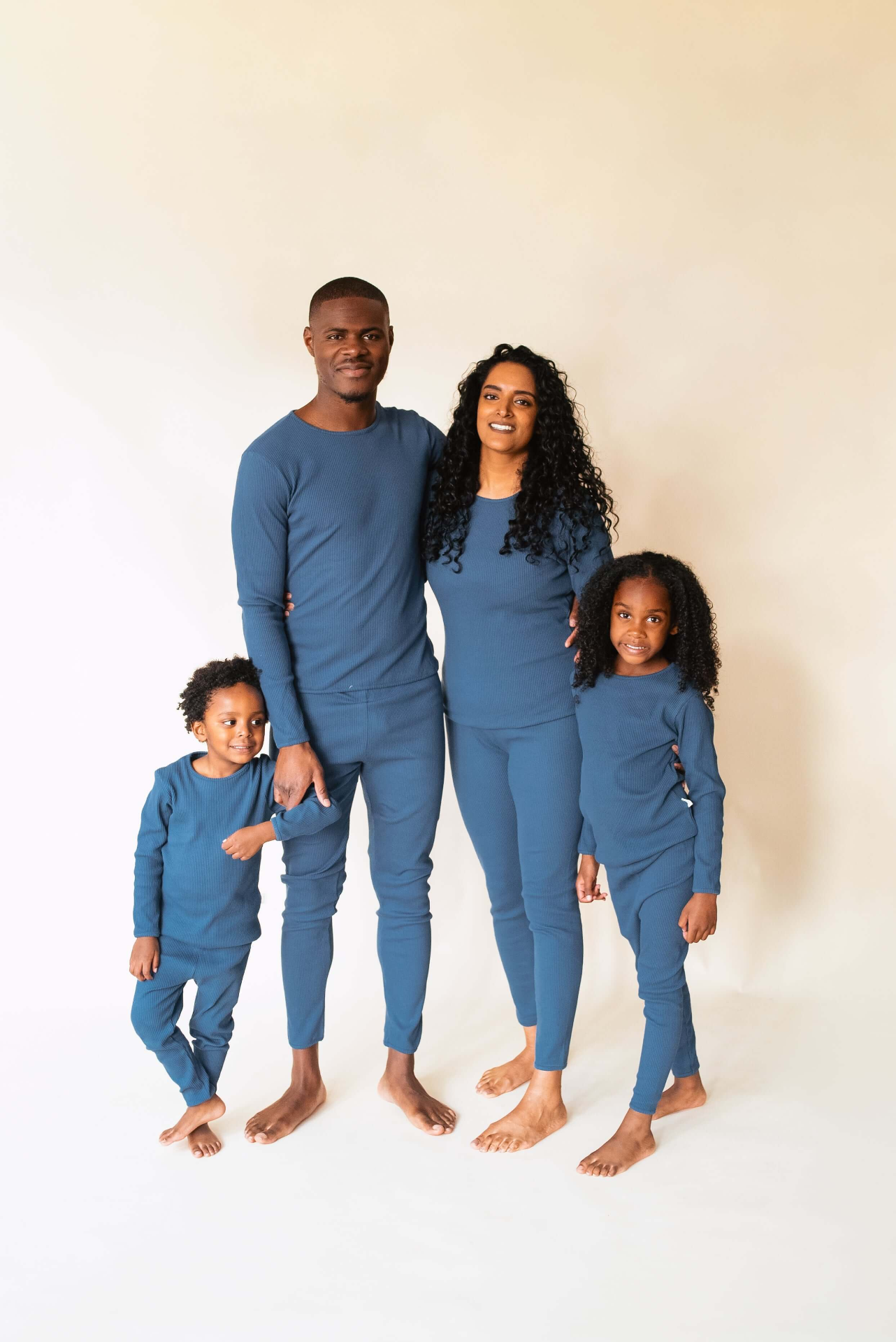 Midnight Blue Adult Unisex Ribbed Loungewear (UK4-24)