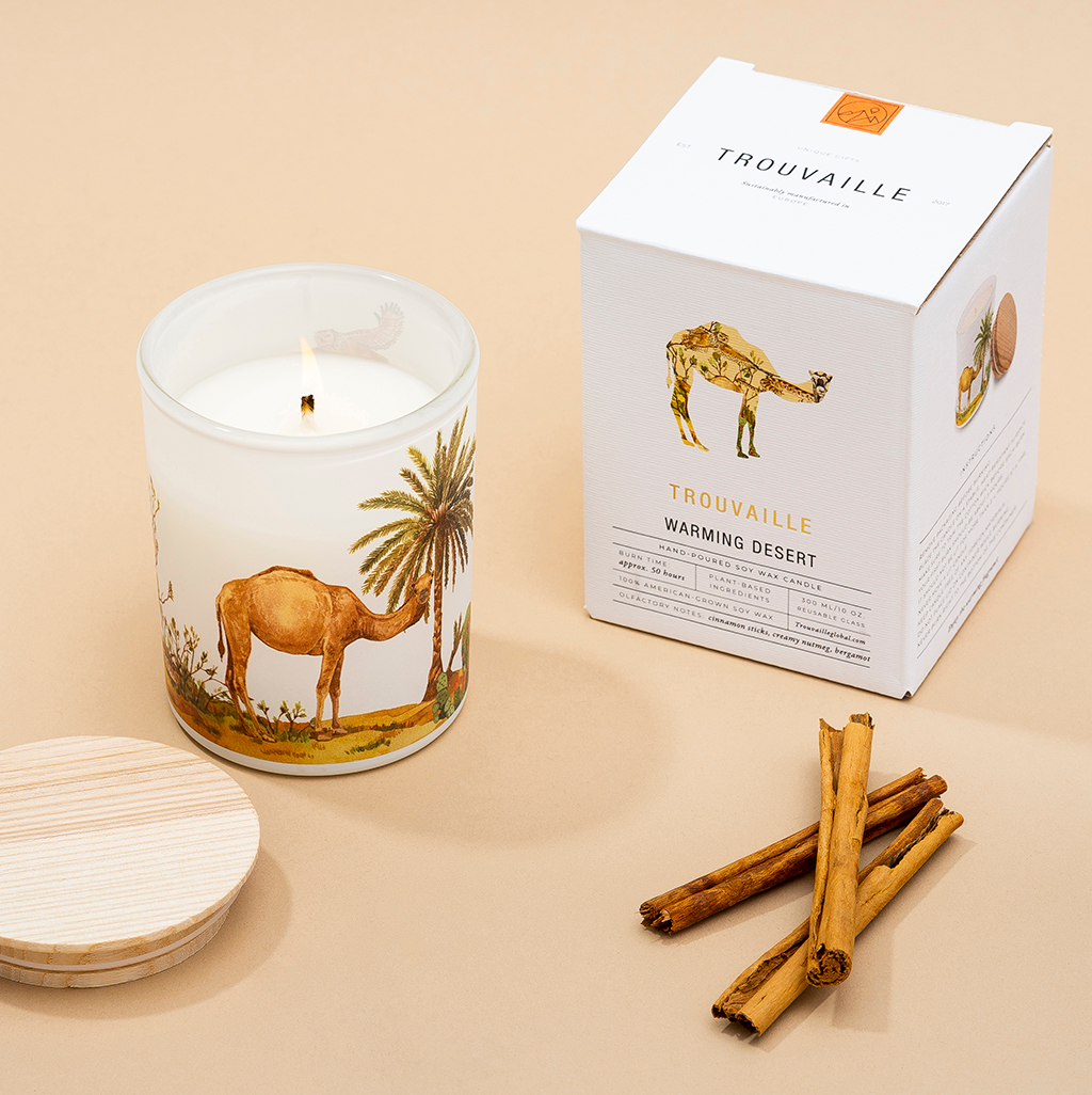 Save The Planet Scented Soy Wax Candle: Warming Desert