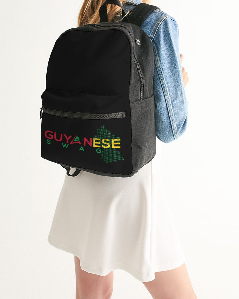 Guyanese Swag Guyana Map Small Canvas Backpack