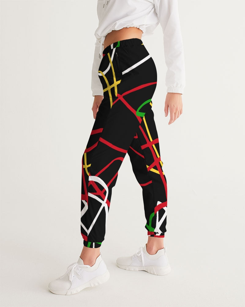 Guyanese Swag Ice Gold Green Women's Track Pants